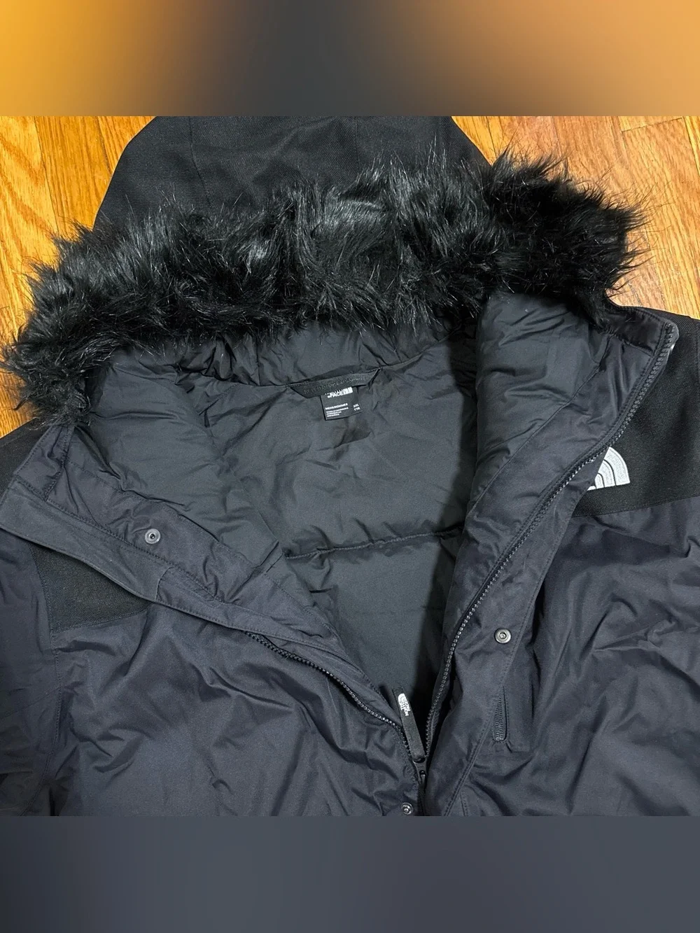 The North Face Men's Black Hooded Insulated Jacket XXL